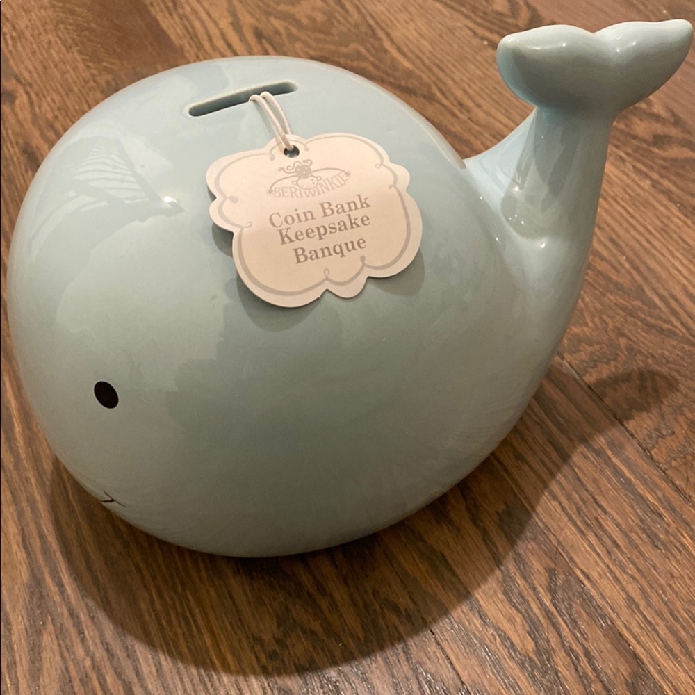 Blue Whale Coin Bank